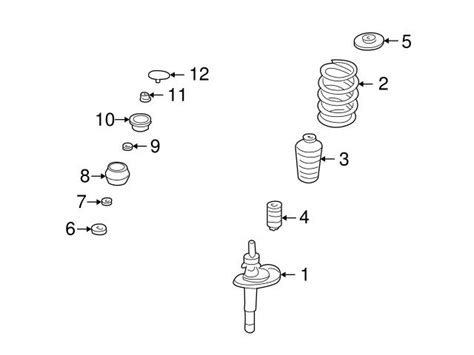 Genuine VW Audi 1J0411105EC Coil Spring VW VW1J0411105EC