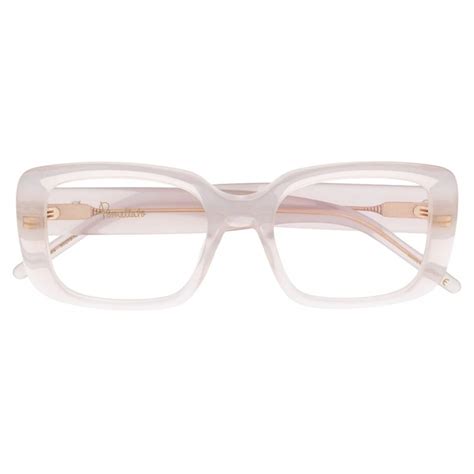 Pomellato - Rectangular Glasses - White Transparent - Pomellato Eyewear ...