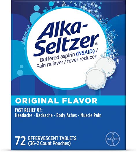Alka-Seltzer Original Effervescent Tablets, Fast Morocco | Ubuy