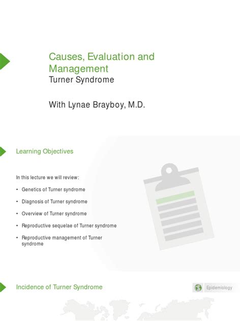 Slides Turner Syndrome Pdf Hormone Replacement Therapy Diseases And Disorders