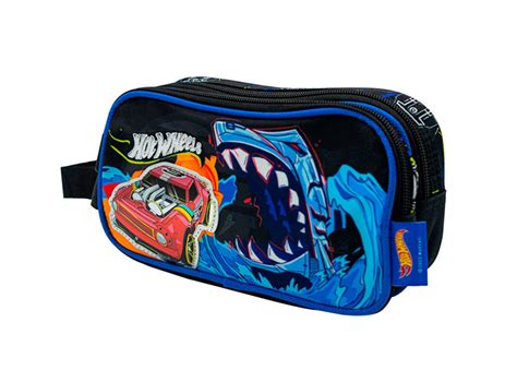 Ripley Cartuchera Hot Wheels Negro