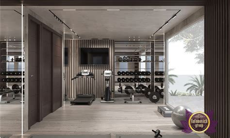 Private Gym For A Luxury Villa