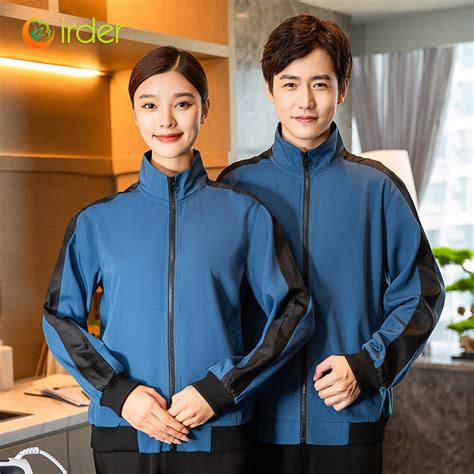 Irder Restaurant Super Market Staff Jacket Uniform Workwear Blouse