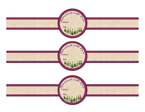 Canning Jar Labels Printable