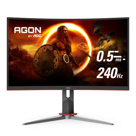 Aoc C27g2z 27 Curved Frameless Ultra Fast Gaming Monitor Fhd 1080p 0