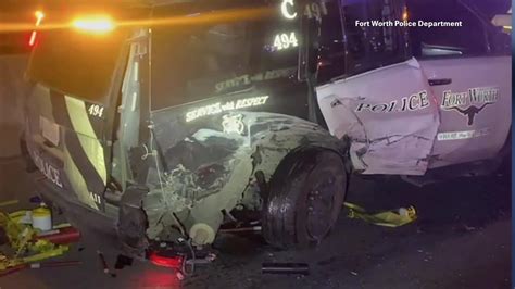 DWI suspect hits Fort Worth police SUV | FOX 4 Dallas-Fort Worth