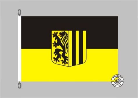 Dresden Flagge Fahne für Höhere Windlasten Hissflaggen Premium Staaten