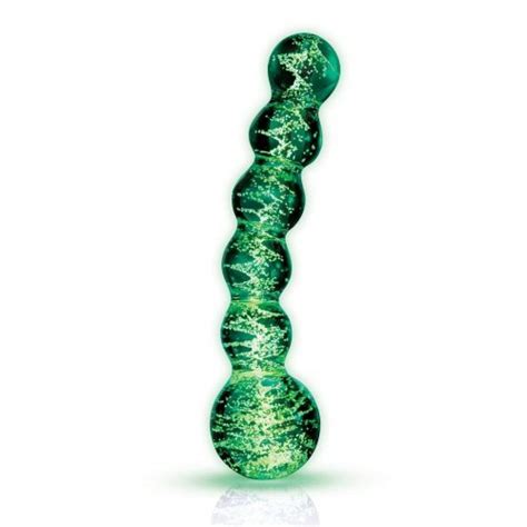 WhipSmart Glow In The Dark 5 5 Glass Anal Bead Dildo Sex Toys Adult Novelties Adult DVD