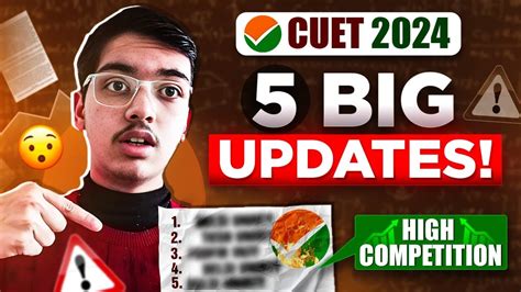 Cuet 2024 Top 5 Big Updates 😱 High Competiton🔥 Virohan Youtube