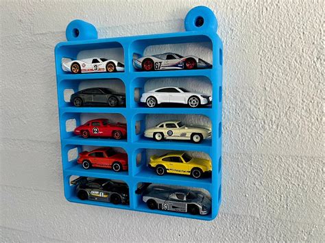 Imprimir Stl Expositor De Parede Hot Wheels Modelo D