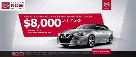 All New Nissan Specials in Houston | Clear Lake Nissan