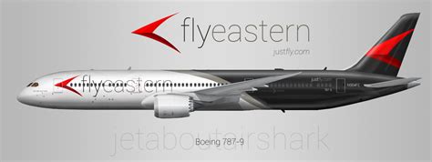 Fly Eastern 787-9 - FlyEastern Branding - Gallery - Airline Empires