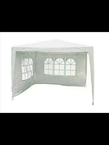 Тент белый шатер 3х3 метра с двумя стенками – купить в Москве, цена 3 ...