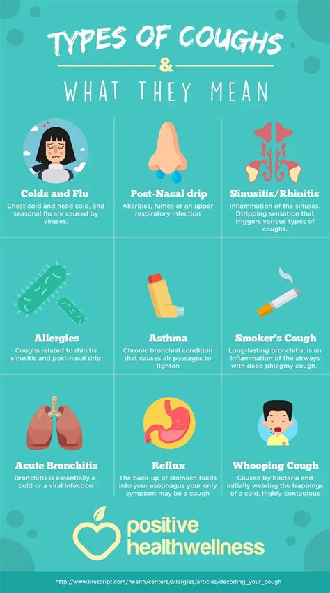 Cough: causes, types, treatment [INFOGRAPHICS] - Healthy Food Near Me