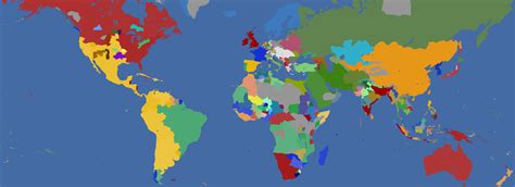 World Map 1800 3