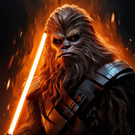 Wookiee character portrait from Star Wars by River O. - Playground