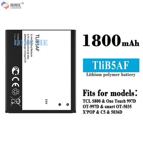 Original Siyaa Tlib Af Battery For Alcatel One Touch Pop C Ot