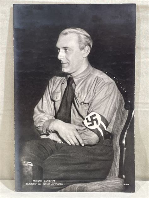 Bunker Militaria Original Nazi Era German Personality Print Minister