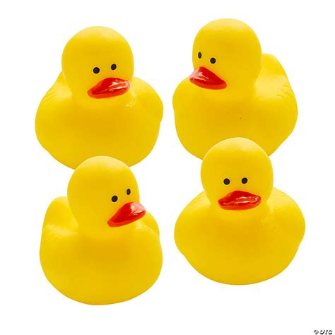 Mini Yellow Rubber Ducks 24 Pc Oriental Trading