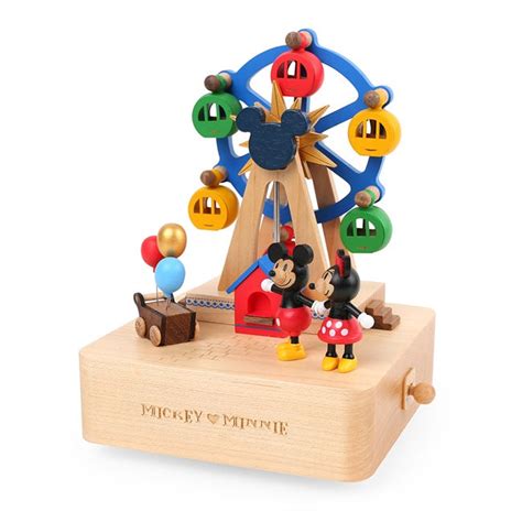 Mickey And Minnie Ferris Wheel Music Box Snpy Only