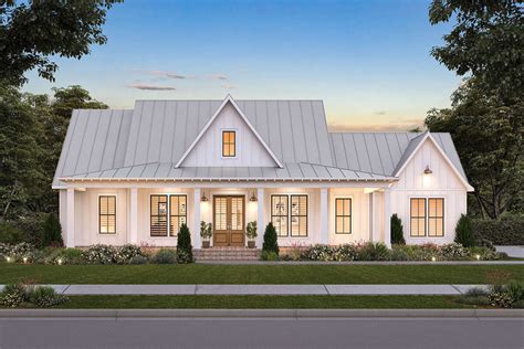 Modern Farmhouse House Plans 1 And 2 Story Floor Plans