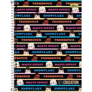Caderno Universit Rio Mat Ria Tilibra Sex Education Preto Caderno Escolar Universit Rio