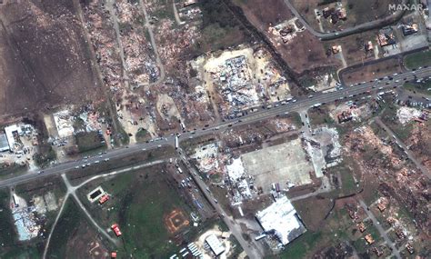 Satellite Images Show Devastation From Tornado In Rolling Fork Mississippi The Picture Show Npr