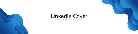 Premium Vector | Creative abstract linkedin banner