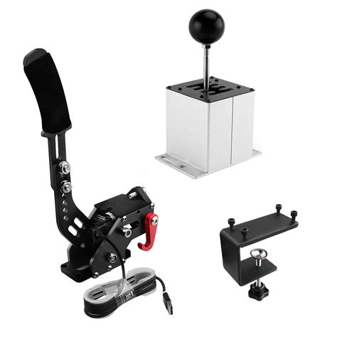Usb Handbrake With Clamp And H Shifter For Logitech G25 G27 G29