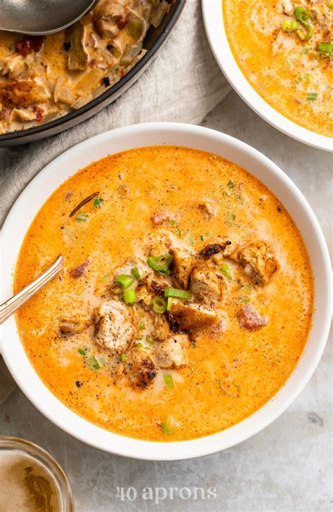 Creamy Cajun Chicken Soup 40 Aprons
