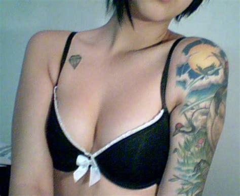 Totooed Emo Girlfriends Takes Photos Of Themselves Porn Pictures XXX Photos Sex Images