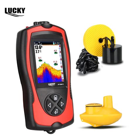 Lucky Ff1108 1c Portable Fish Finder Rechargeable Wired And Wireless