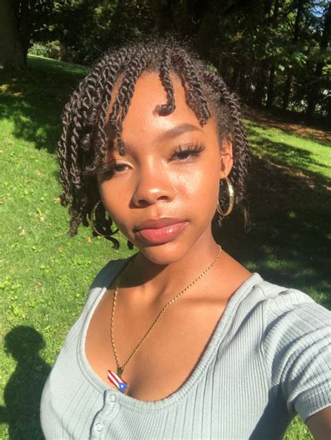 Two Strand Twists Everything To Know About This Style Mini Twists Natural Hair Short Hair