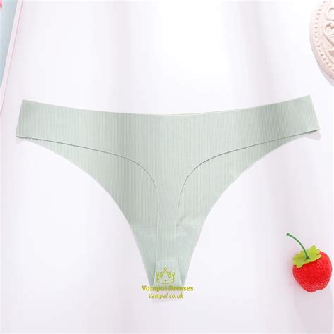 Mixed Color B 6Pcs Set Xs L Womeny Thong Panties Pack Lingerie 6 Solid