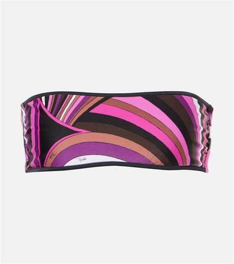 Vivara Bikini Top In Multicoloured Pucci Mytheresa
