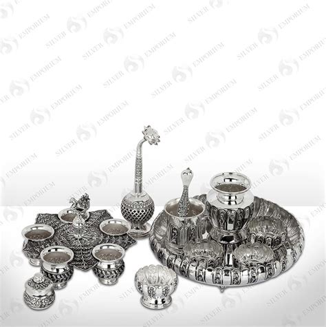 Silver Pooja Thali Silver Emporium