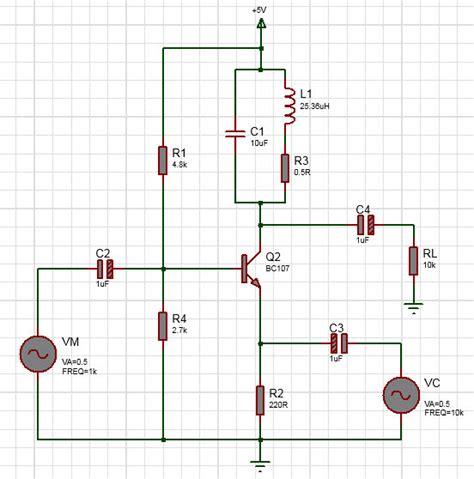 Am Modulator Using Bjt Transistor Ee Diary