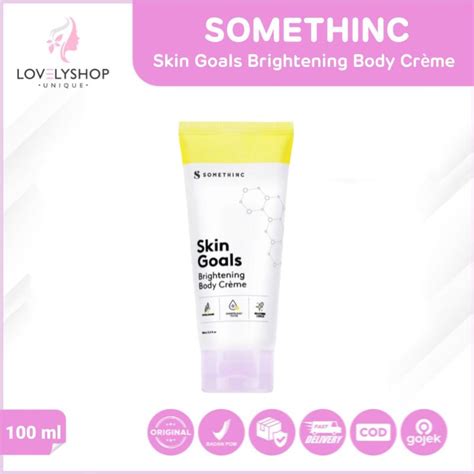 Jual SOMETHINC SKIN GOALS Brightening Body Crème 100ml Krim Lotion