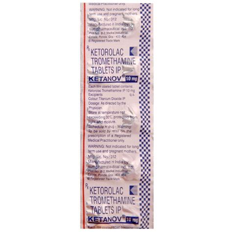 Ketanov Mg Tablet S Price Uses Side Effects Netmeds