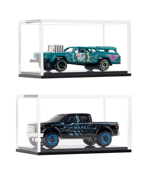 Pack Clear Acrylic Hot Wheels Display Case Hotwheels Matchbox Scale Toy Model Cars