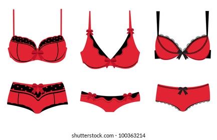 Sexy Lingerie Set Stock Vector Royalty Free Shutterstock