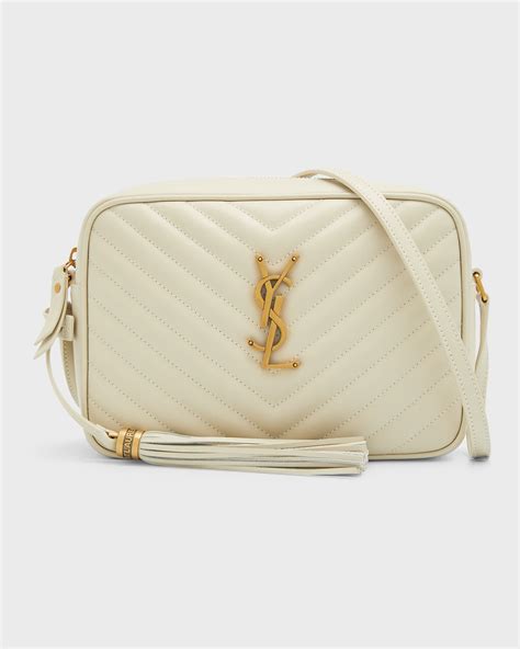 Saint Laurent Lou Medium Ysl Camera Bag With Pocket And Tassel In Quilted Leather Neiman Marcus