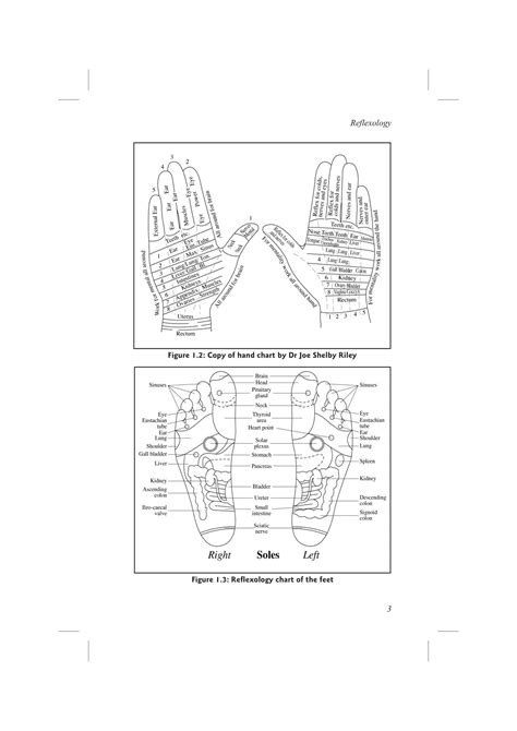 Free Printable Hand Reflexology Templates Charts Maps Pdf