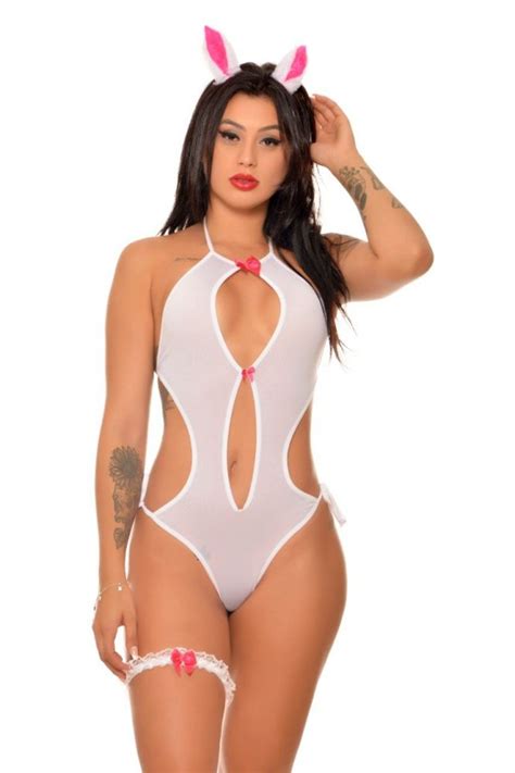 Beth Lingerie Sex Shop MINI FANTASIA PREMIUM BODY COELHA SENSUAL