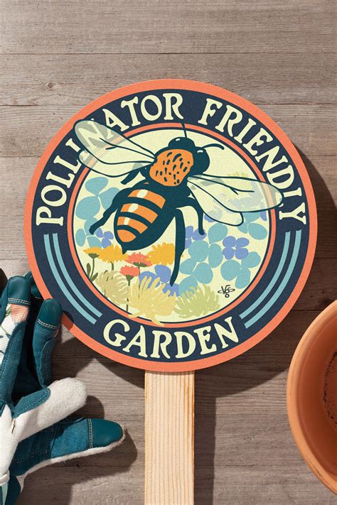 Bee Pollinator Friendly - Garden Sign — The Victory Garden of Tomorrow