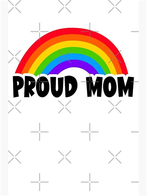 Póster Orgullosa mamá lgbtq mes del orgullo lgbt mes del orgullo orgullo gay de Funny