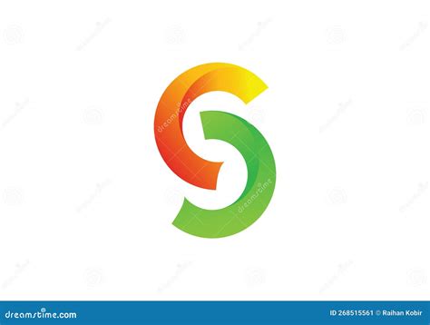 This is a Letter S Shape Design Stock Illustration - Illustration of ...
