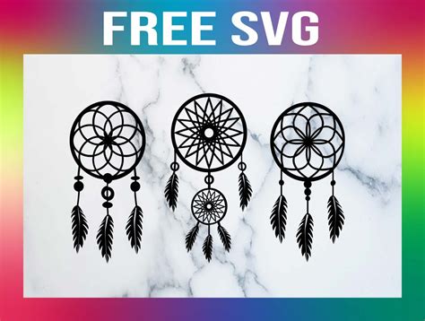 3 Free Dream Catcher Svgs