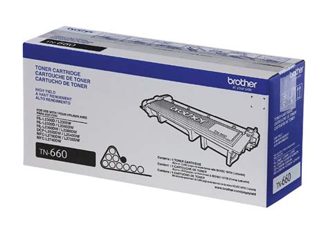 Brother TN660 Black High Yield Toner Cartridge - TN660 - Ink & Toner ...