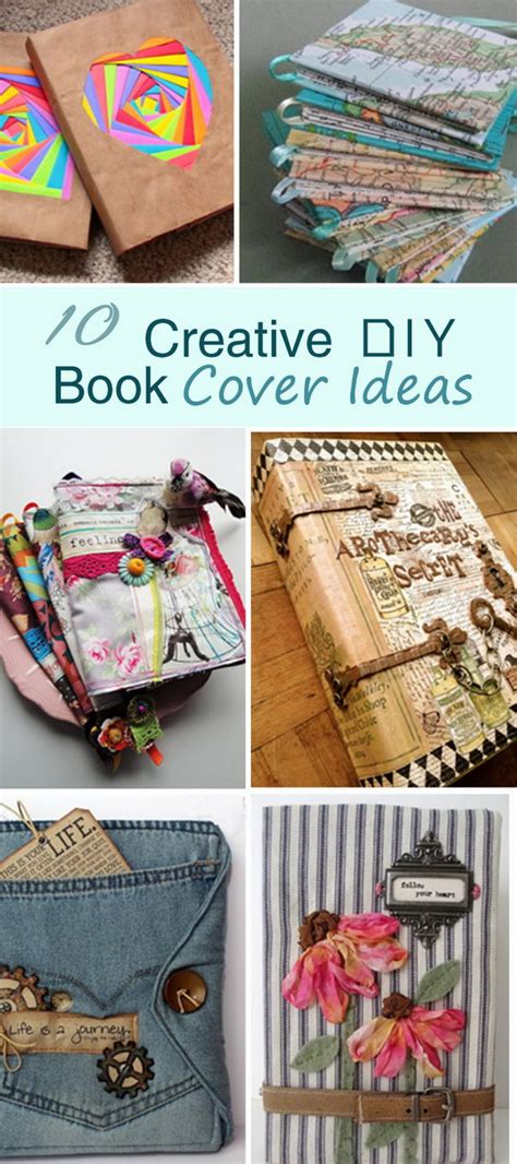 creative diy book cover ideas hative